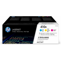 TONER HP 410X PACK 3 COLORES