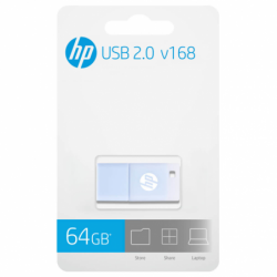 USB 2.0 HP 64GB v168 AZUL