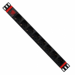 REGLETA RACK WP 19" 8 TOMAS...