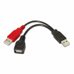 CABLE AISENS USB 2.0 A/M+A...